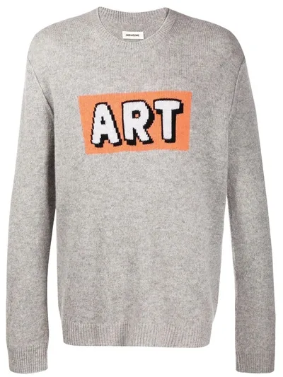 Zadig & Voltaire Art Jumper In Grey