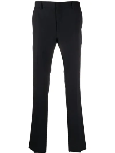 Fendi Slim-fit Tailored Trousers In Blue