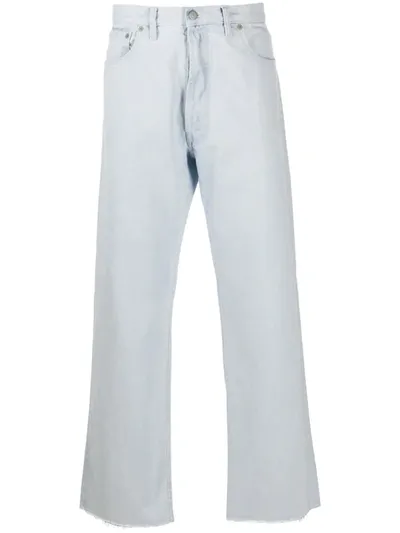 Maison Margiela Straight-leg Jeans In Light Denim