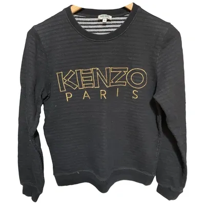 Pre-owned Kenzo Black Cotton Knitwear