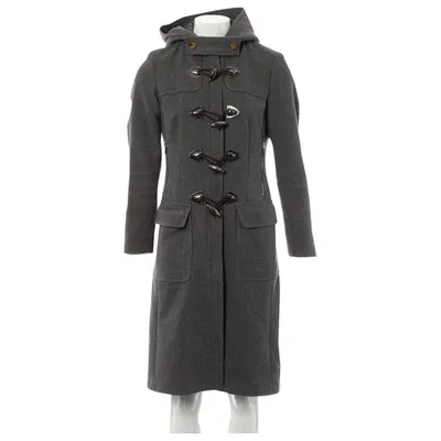 Pre-owned Michael Kors Wool Dufflecoat In Grey