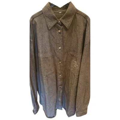 Pre-owned Trussardi Shirt In Grey