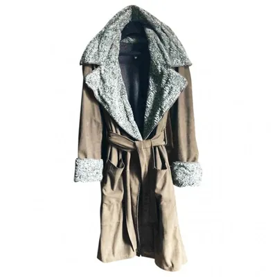 Pre-owned Fendi Coat In Brown