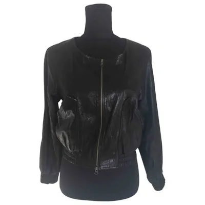 Pre-owned Isabel Marant Leather Jacket In Black