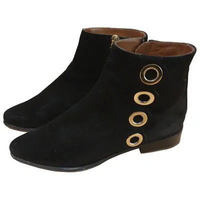 Pre-owned Chloé Ankle Boots In Black