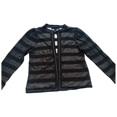 Pre-owned Marc By Marc Jacobs Silk Jacket In Black