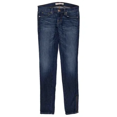 Pre-owned J Brand Slim Jeans In Blue