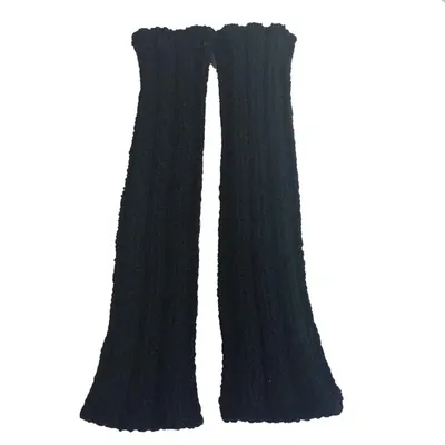 Pre-owned Chanel Mittens In Black