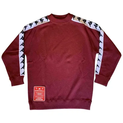 Pre-owned Kappa Wool Jumper In Burgundy