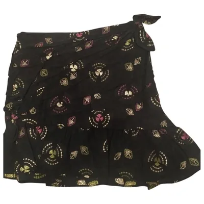 Pre-owned A.l.c Mini Skirt In Black