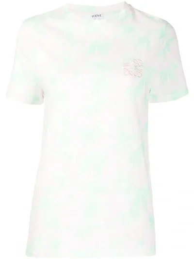 Loewe Palm Tree-printed T-shirt In Pink