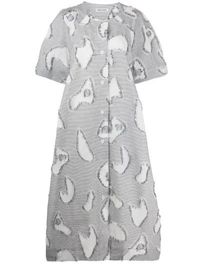 Henrik Vibskov No. 1 Jacquard Dress In White