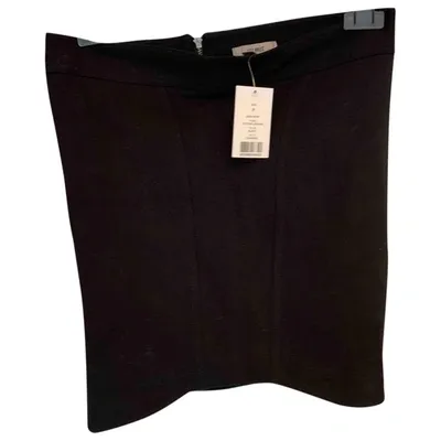 Pre-owned A.l.c Mini Skirt In Black