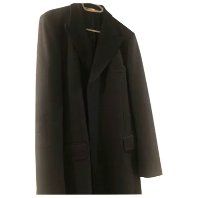 Pre-owned Dolce & Gabbana Wool Coat In Grey