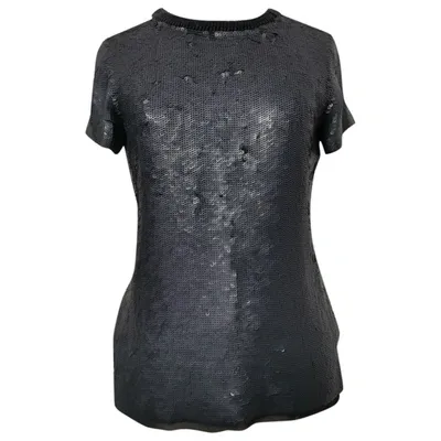 Pre-owned Proenza Schouler Glitter Top In Blue