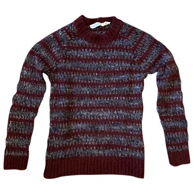 Pre-owned Isabel Marant Étoile Wool Jumper In Burgundy