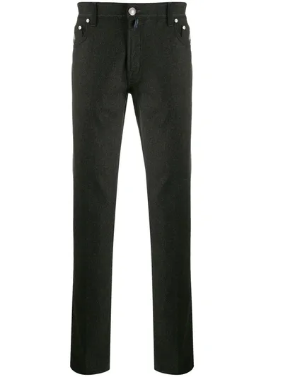 Borrelli Knitted Skinny Trousers In Green