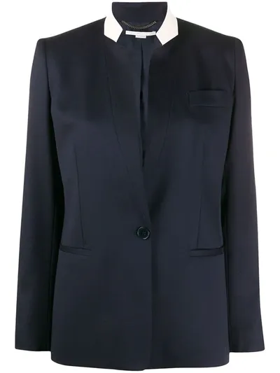 Stella Mccartney Florence Single-breasted Blazer In Blue