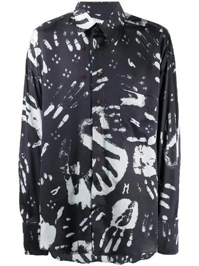 Magliano Hand Print Shirt In Black