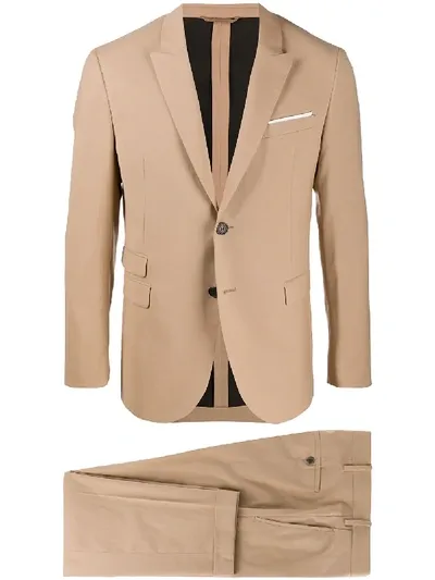 Neil Barrett Travel Slim-fit Suit In Neutrals