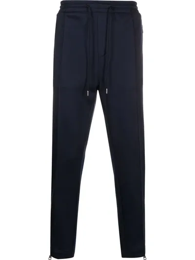 Moncler Straight-leg Track Pants In Blue