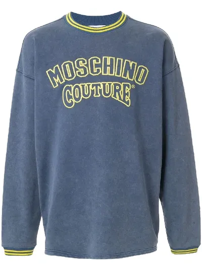 Moschino "sweatshirt Mit ""couture""-logo" In Blue