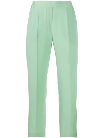 Etro Slim-fit Trousers In Green