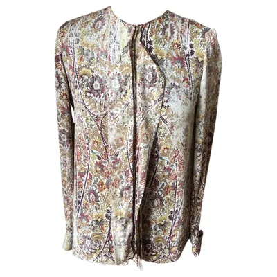 Pre-owned Loro Piana Silk Blouse In Multicolour