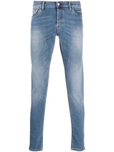 Daniele Alessandrini Low-rise Slim Fit Jeans In Blue