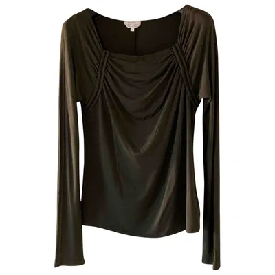 Pre-owned Max Mara Green Viscose Top