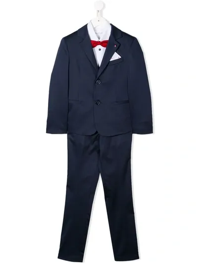 Colorichiari Kids' Five Piece Tailored Suit In Blue