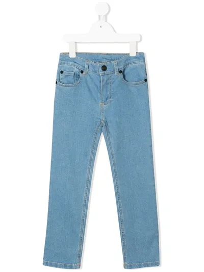 Kenzo Kids' Regular-leg Jeans In Blue