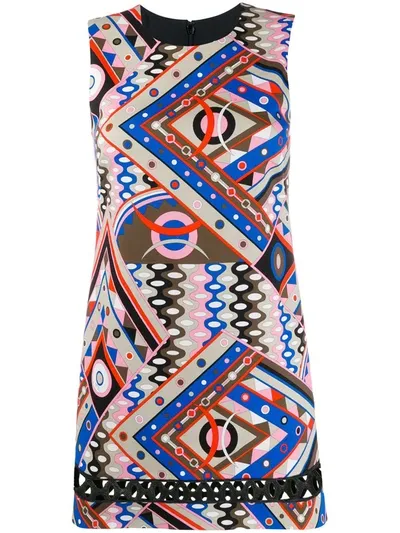 Emilio Pucci Vivara Baby Print Dress In Neutrals