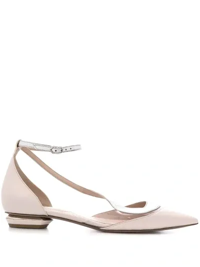 Nicholas Kirkwood S Spazzolato Ballerina Shoes In Pink