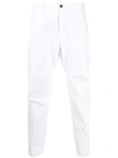 Dsquared2 Cropped Ankle Jeans In White