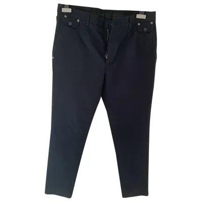 Pre-owned Dolce & Gabbana Trousers In Blue