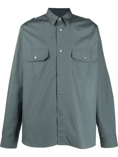 Stella Mccartney Military Shirt In Grey