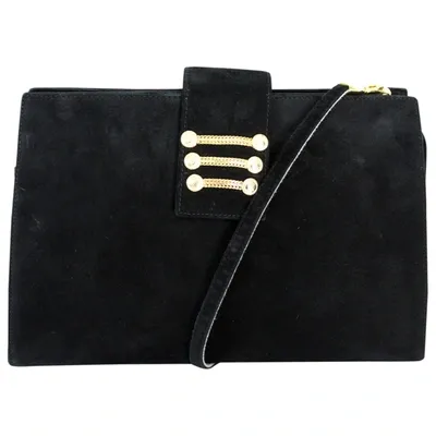 Pre-owned Sergio Rossi Handbag In Black