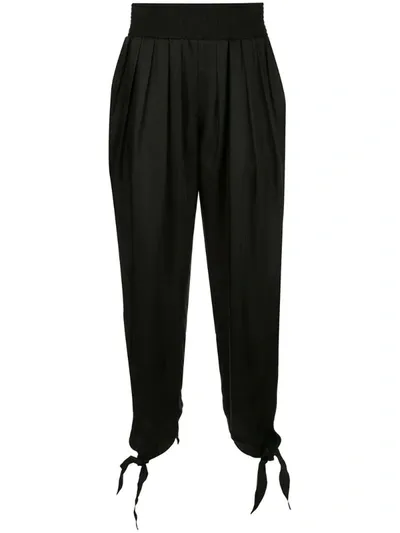 Cinq À Sept Liana Tapered Trousers In Black