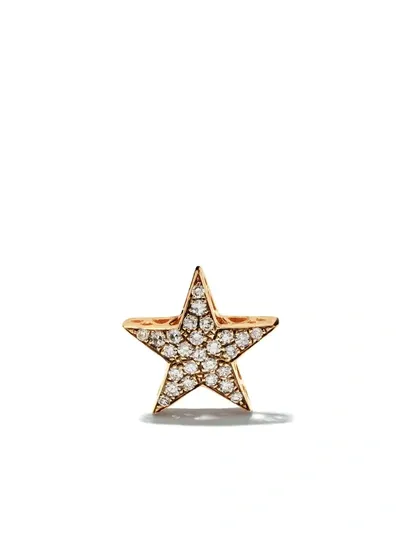 Selim Mouzannar 18kt Rose Gold Diamond Star Single Earring