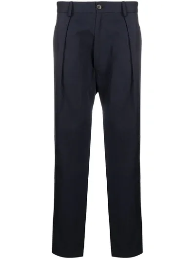 Société Anonyme Mid-rise Tapered Trousers In Blue