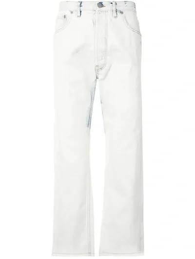 Maison Margiela High-waist Straight-leg Jeans In Blue