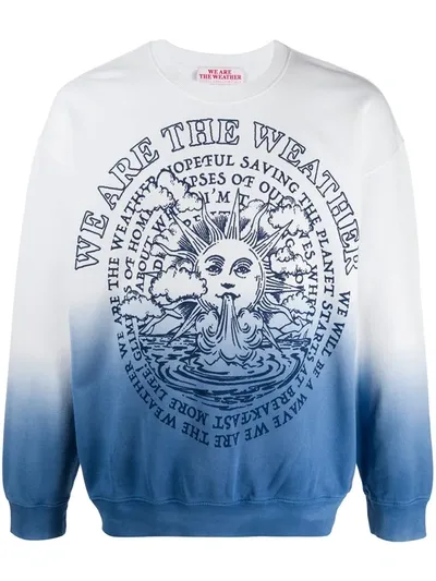 Stella Mccartney Sweatshirt Mit "we Are The Weather"-print In White