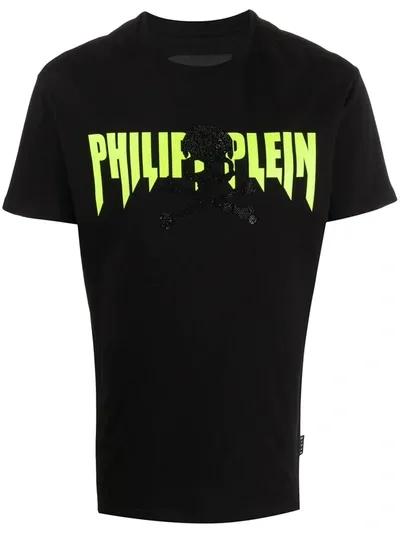 Philipp Plein Logo T-shirt In Black