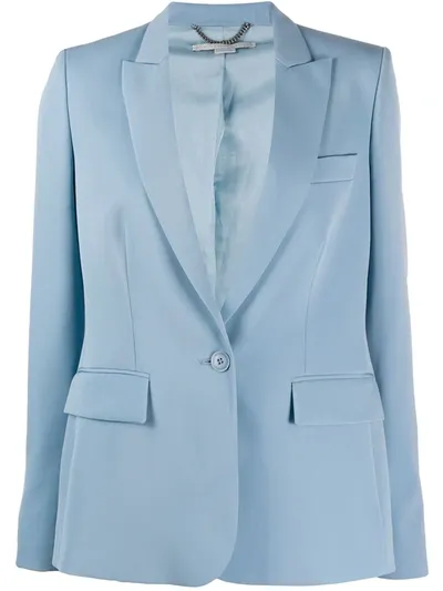 Stella Mccartney Iris Single-breasted Blazer In Blue