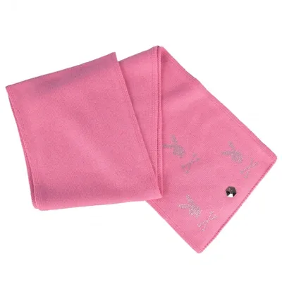 Pre-owned Philipp Plein Wool Scarf In Pink