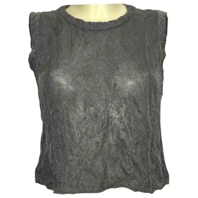 Pre-owned Giorgio Armani Vest In Silver