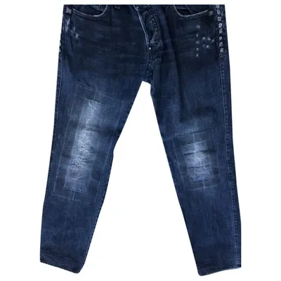 Pre-owned Dsquared2 Slim Jean In Blue