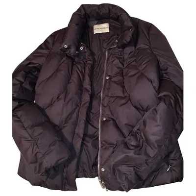 Pre-owned Emporio Armani Puffer In Purple