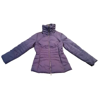 Pre-owned Moncler Puffer In Purple